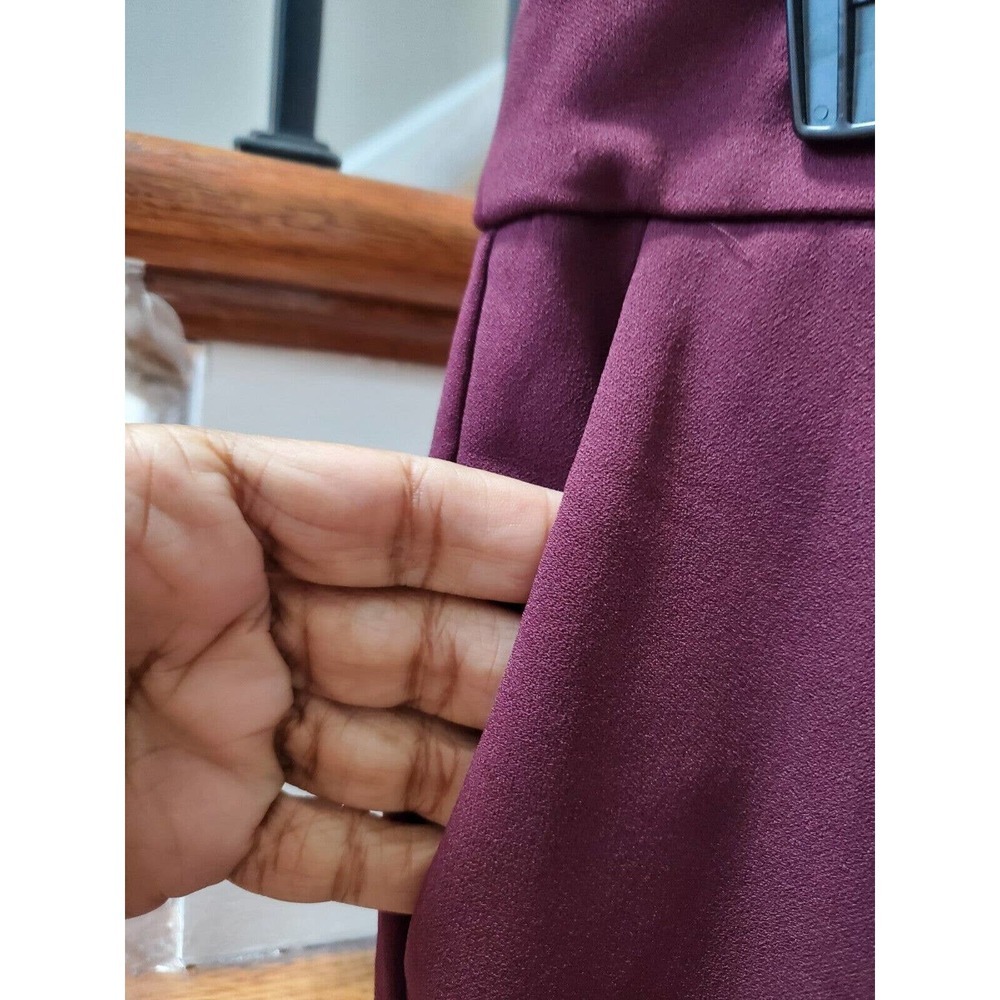 Anne Klein Women's Red Solid Polyester Straight L… - image 4